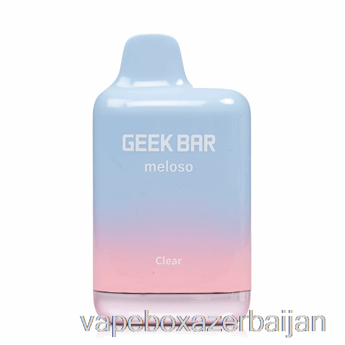 Vape Baku Geek Bar Meloso MAX 9000 Disposable Clear